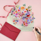 Petal& Pop -- Petal Kiss Scented 3D Pop-Up Card
