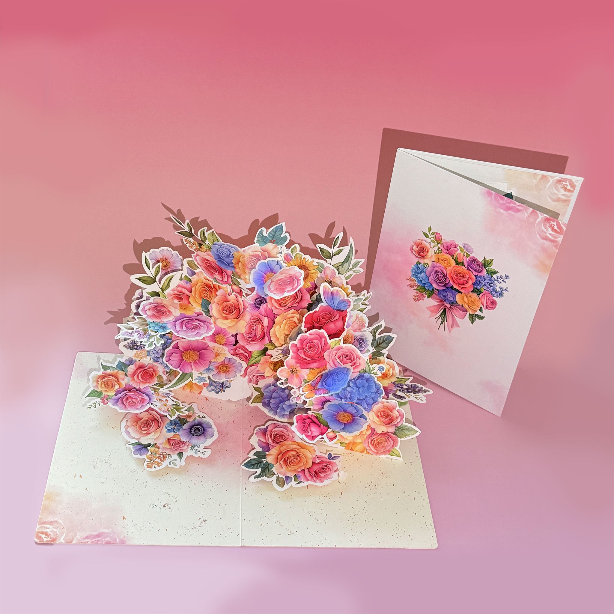 Petal& Pop -- Petal Kiss Scented 3D Pop-Up Card