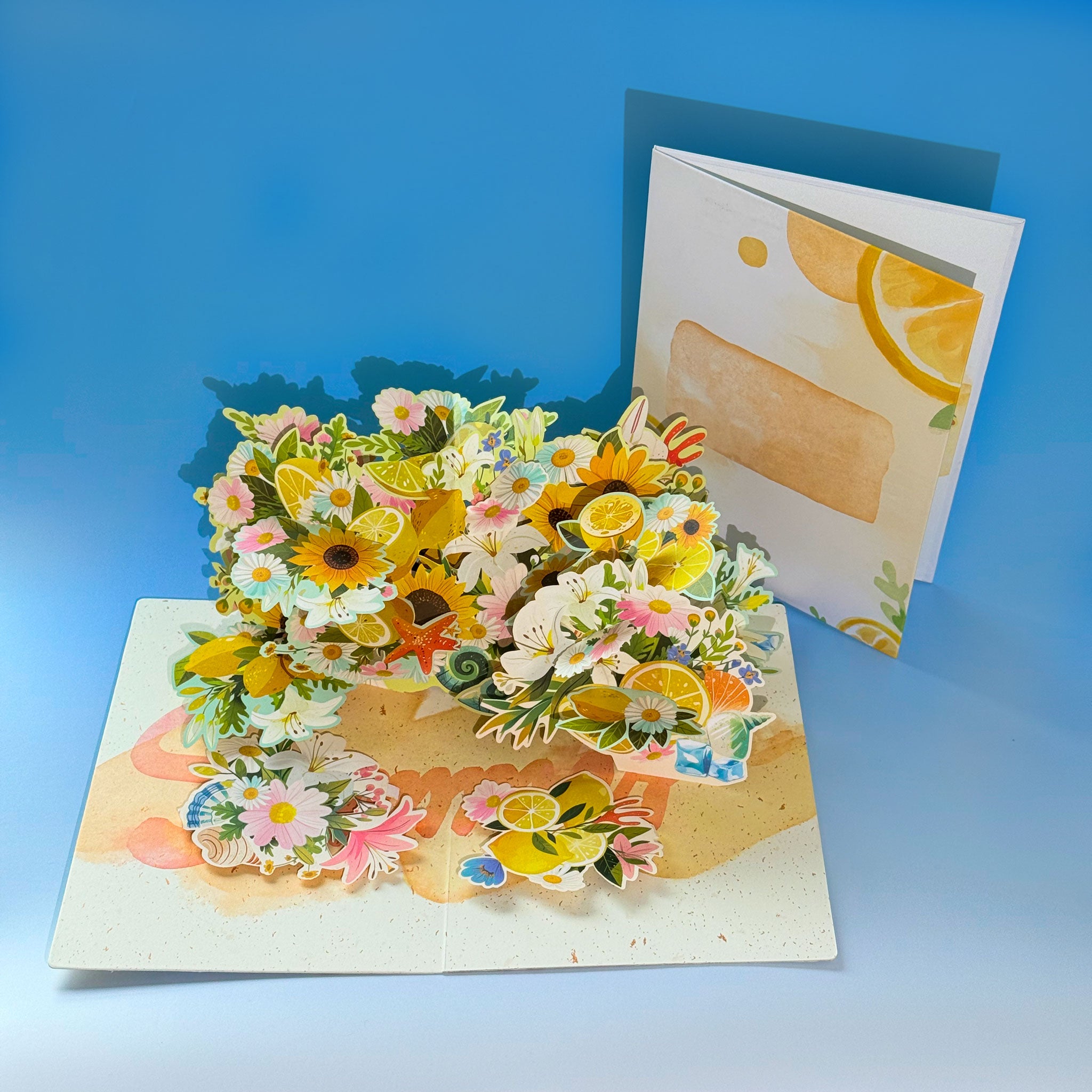 Petal&Pop -- Sparkling Breeze Scented 3D Pop-Up Card